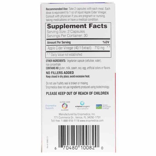 Apple Cider Vinegar, ENZ